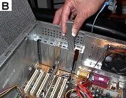 Computer Video Card - Expansion Slot Cover Computer Video Card - Expansion Slot Cover